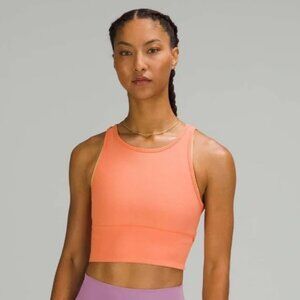 Lululemon Power Pivot Tank *Rib Golden Apricot